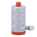Aurifil Mako 50wt Cotton 1300 m (1422 yd.) spool - 2846 Iceberg<br>