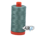 Aurifil Mako 50wt Cotton 1300 m (1422 yd.) spool - 2850 Medium Juniper<br>