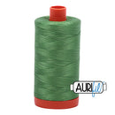 Aurifil Mako 50wt Cotton 1300 m (1422 yd.) spool - 2884 Green Yellow<br>