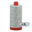 Aurifil Mako 50wt Cotton 1300 m (1422 yd.) spool - 2912 Platinum<br>