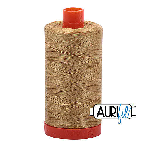 Aurifil Cotton Mako 2920 Light Brass 50wt Aurifil Cotton Mako 2920 Light Brass 50wt