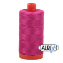 Aurifil Mako 50wt Cotton 1300 m (1422 yd.) spool - 4020 Fuchsia<br>
