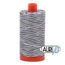 Aurifil Mako 50wt Cotton 1300 m (1422 yd.) spool - 4652 Licorice Twist<br>