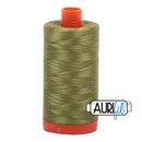 Aurifil Mako 50wt Cotton 1300 m (1422 yd.) spool - 5016 Olive Green<br>