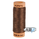 Aurifil Mako 80wt Cotton 274 m (300 yd.) spool - 1140 Bark