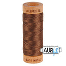 Aurifil Mako 80wt Cotton 274 m (300 yd.) spool - 1285 Medium Bark