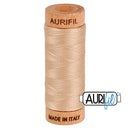 Aurifil Mako 80wt Cotton 274 m (300 yd.) spool - 2314 Beige