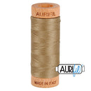 Aurifil Mako 80wt Cotton 274 m (300 yd.) spool - 2370 Sandstone