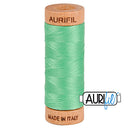 Aurifil Mako 80wt Cotton 274 m (300 yd.) spool - 2860 Light Emerald