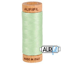 Aurifil Mako 80wt Cotton 274 m (300 yd.) spool - 2880 Pale Green