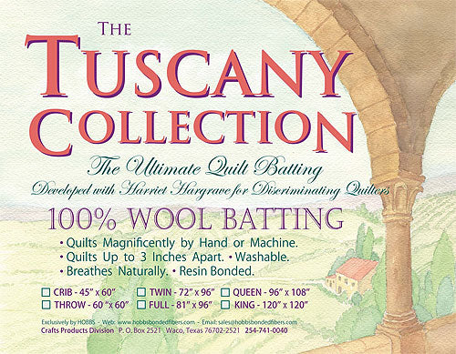 Hobbs Tuscany 100% Wool - 96&quot; X 108&quot; Queen