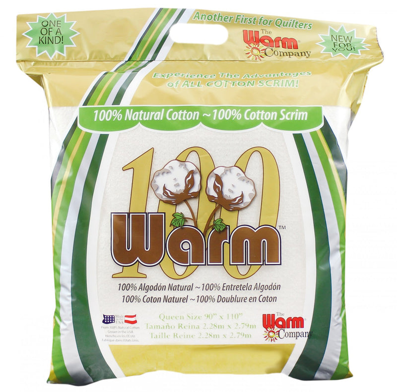 Warm 100% Cotton - 90 Inch by 110 Inch - Queen