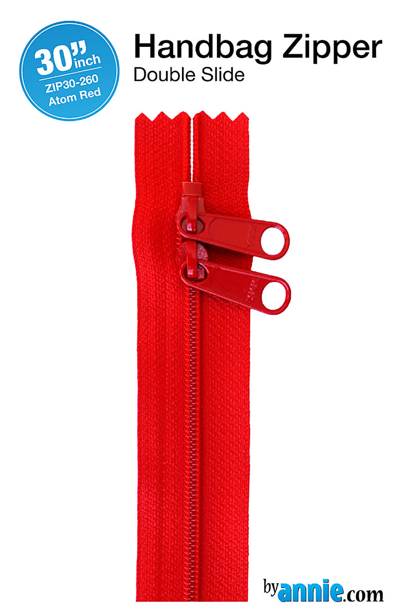 30 Inch Double Slide Nylon Coil Zipper