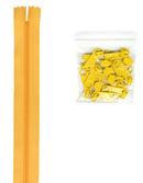 By Annie Zippers by the Yard - Buttercup