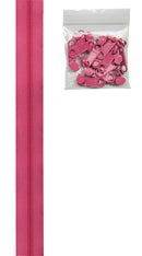By Annie Zippers by the Yard - Raspberry