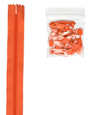 By Annie Zippers by the Yard - Pumpkin