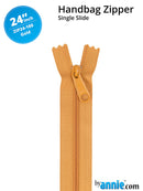 24 Inch Single Slide Nylon Coil Zipper