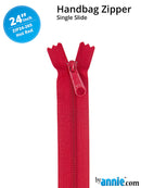 24 Inch Single Slide Nylon Coil Zipper