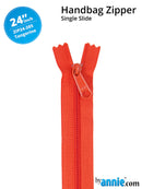 24 Inch Single Slide Nylon Coil Zipper