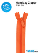 24 Inch Single Slide Nylon Coil Zipper