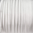 Banded Stretch Elastic - White