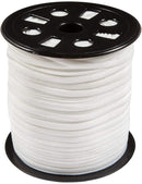 Banded Stretch Elastic - White