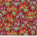 Bearded Iris PWPJ105.RED by Philip Jacobs for Free Spirit