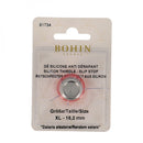 Slip Stop Silicon Thimble with Metal Top - XLarge
