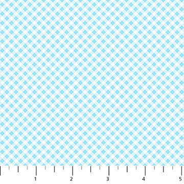 Bunnies for Baby 10217-40 Little Gingham Bluebell by Patrick Lose for Patrick Lose Fabrics