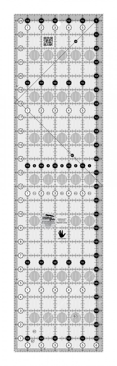 Left handed store ruler