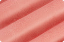 Cuddle Minky 3 Solids Coral 90" c390coral by Shannon Fabrics