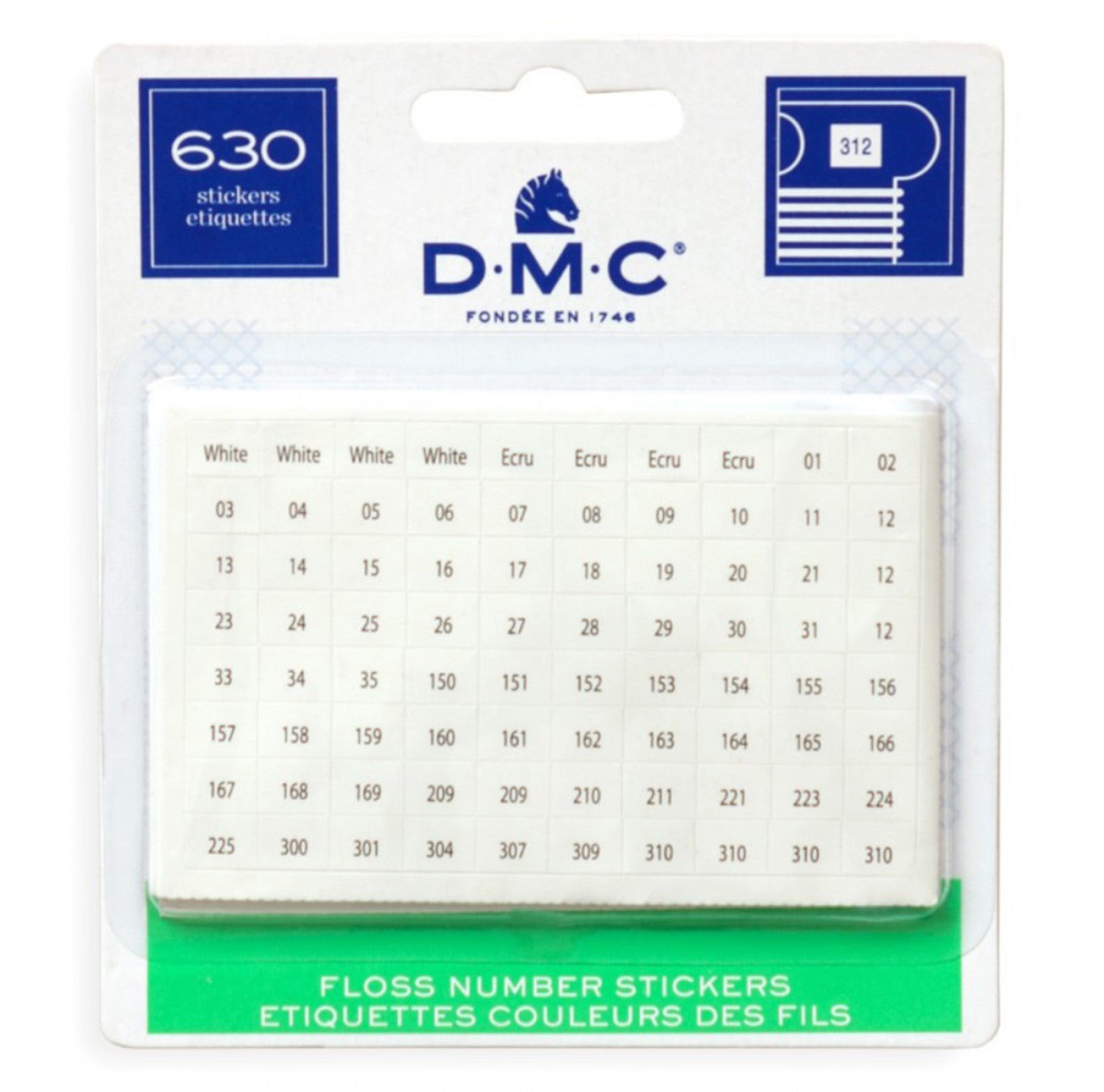 DMC® Cardboard Floss Bobbins