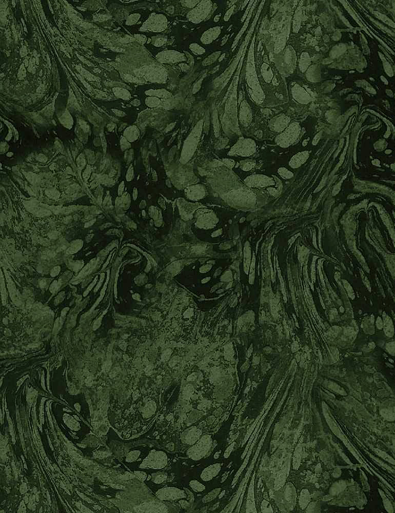Floral Dreams MARBLE-CD8882 MOSS Floral Marble Texture by Timeless Treasures