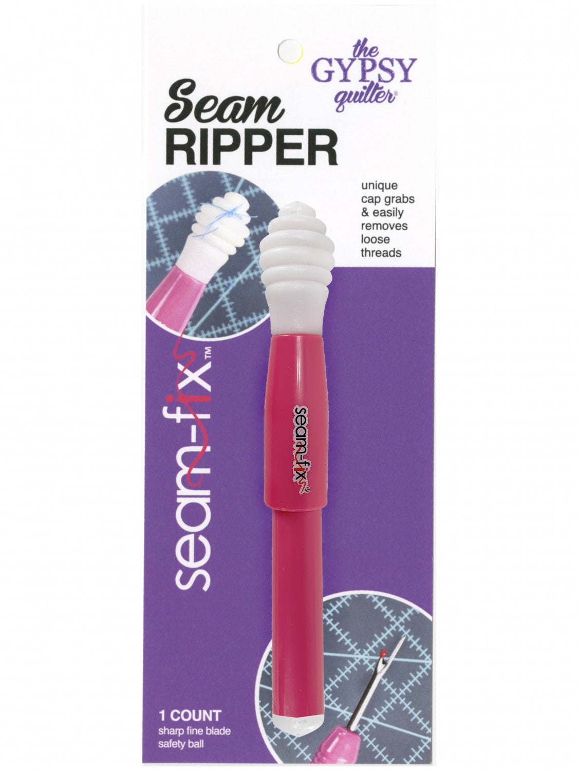 Gypsy Quilter Seam Ripper Fortune Fuchsia Gypsy Quilter Seam Ripper Fortune Fuchsia