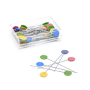 Flower Head Pins - No Melt - 50 Count