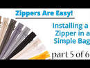 24 Inch Single Slide Nylon Coil Zipper