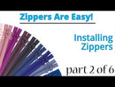 24 Inch Single Slide Nylon Coil Zipper
