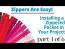 24 Inch Single Slide Nylon Coil Zipper
