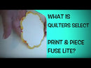 Quilters Select Print and Piece Fuse Lite Foundation Paper