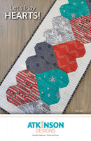 Let's Play Hearts Table Runner