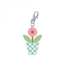 Lori Holt Bee Gingham Enamel Charm - Happy Flower