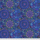 Millefiore 108" Cotton Sateen QBGP006.BLUE by Kaffe Fassett for Free Spirit