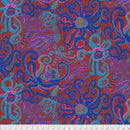 Octopus PWBM074.RED by Brandon Mably for Free Spirit