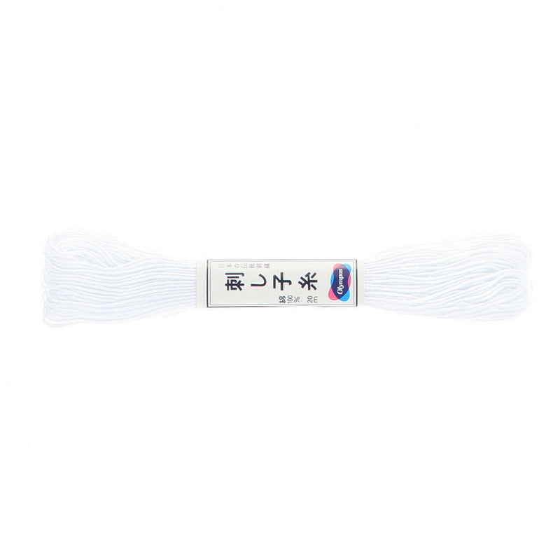 Olympus Sashiko 20 m - White skein