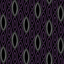 Purple Reign Y3371-3 Geometric Black by Clothworks