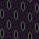 Purple Reign Y3371-3 Geometric Black by Clothworks