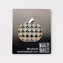 Quilt Pumpkin Enamel Pin