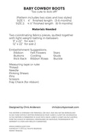 Quilted Baby Cowboy Boots