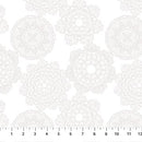 Tea For Two 24902-10 Doilies Pigment White by Northcott Studio for Northcott
