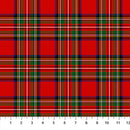 Totally Tartan Wovens W24501-24 Stewart Red Multi by Northcott Studio for Northcott